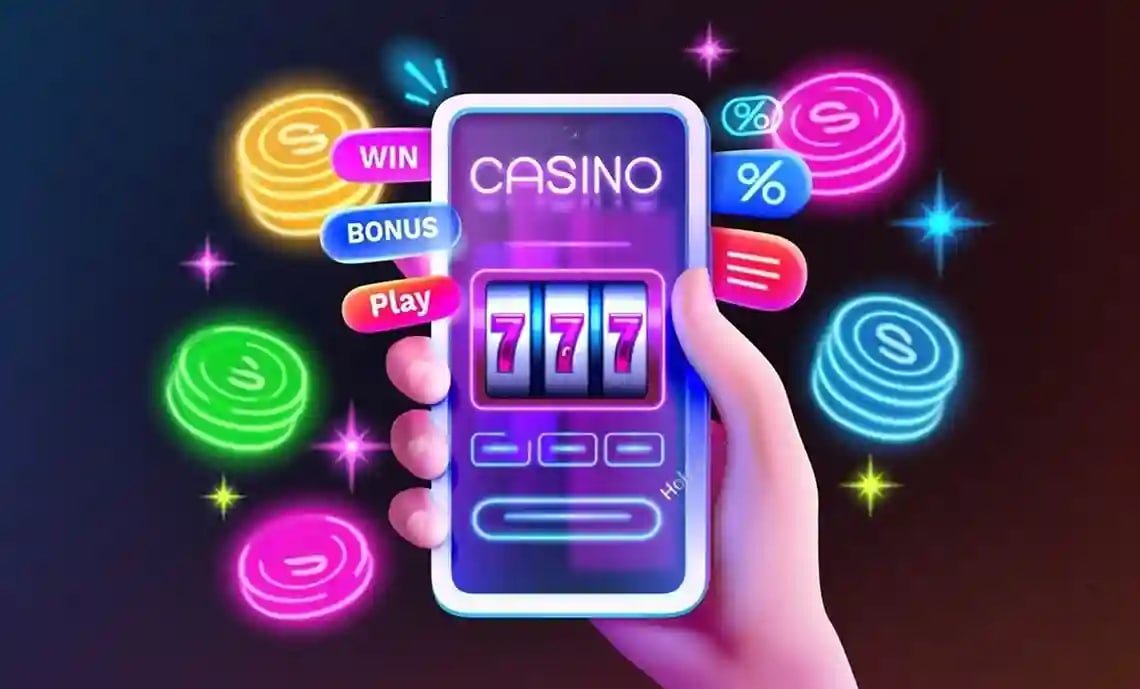 Online Casino Bonus နှင့် Promotion ကမ်းလှမ်းချက် ဆုလာဘ်ငွေများ ပြသနေသောမြင်ကွင်း